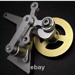 DIY Powerful Hot Air Stirling Engine Model Toy Alpha Engine Generator Motor Gift