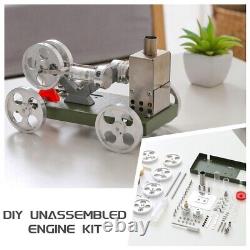 DIY Un-assembled Car Model Stirling Engine Motor Model that Run STEM Education