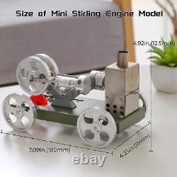 DIY Un-assembled Car Model Stirling Engine Motor Model that Run STEM Education