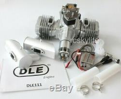 DLE111 111cc RC Model Airplane Petrol Gas Engine Motor with Mufflers