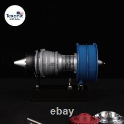 DM122 Mini Metal Turbofan Engine Model Kit That Works, 170+ Parts 120 Scale 4.4