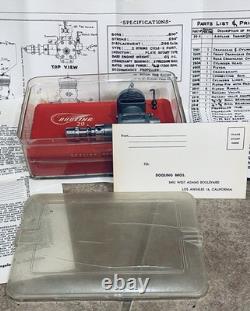 Dooling 29 Tether Car Model Airplane Engine with Box and Original Paperwork