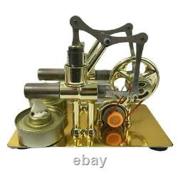 Double Cylinder Hot Air Stirling Engine Motor Model Toy Generator New R3A2 C9V4