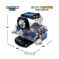 Dr. STEM Toys Model Engine Kit for Boys & Girls Ages 12+ Realistic Replica F