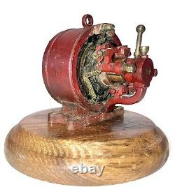 EARLY 20c MODEL STEAM ENGINE DRIVEN DYNAMO MOTOR 5 DAY AUC. NO RES MUST SEE