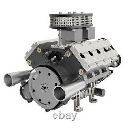 ENJOMOR V8 78CC GS-V8 Working Scale Model Engine Gas DOHC 4 Stroke Water-cooled