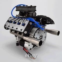 ENJOMOR V8 78CC GS-V8 Working Scale Model Engine Gas DOHC 4 Stroke Water-cooled