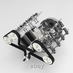 ENJOMOR V8 78CC GS-V8 Working Scale Model Engine Gas DOHC 4 Stroke Water-cooled