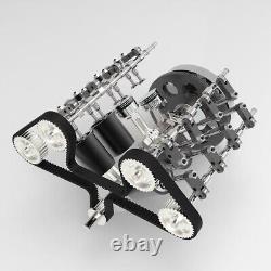 ENJOMOR V8 78CC GS-V8 Working Scale Model Engine Gas DOHC 4 Stroke Water-cooled