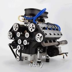 ENJOMOR V8 78CC GS-V8 Working Scale Model Engine Gas DOHC 4 Stroke Water-cooled
