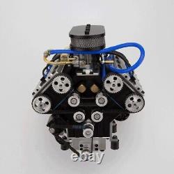 ENJOMOR V8 78CC GS-V8 Working Scale Model Engine Gas DOHC 4 Stroke Water-cooled