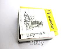 ENYA 60XF-4 AL-Chrome Model Engine with Original Box and Accessories