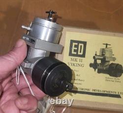 E. D. Engine Miles Viking MkII 5cc Diesel Marine, Vintage Model Engine. NIB