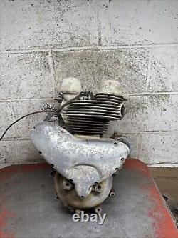 Early Matchless G9 Ajs Model 20 Engine Motor Complete Seized Parts Or Rebuild