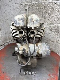 Early Matchless G9 Ajs Model 20 Engine Motor Complete Seized Parts Or Rebuild