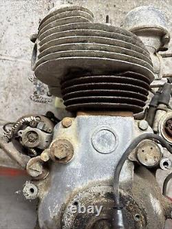 Early Matchless G9 Ajs Model 20 Engine Motor Complete Seized Parts Or Rebuild