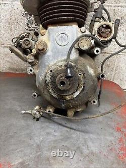 Early Matchless G9 Ajs Model 20 Engine Motor Complete Seized Parts Or Rebuild