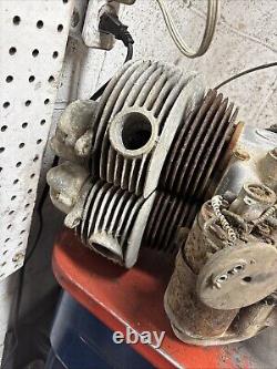 Early Matchless G9 Ajs Model 20 Engine Motor Complete Seized Parts Or Rebuild