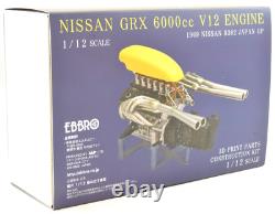 Ebbro Nissan GRX 6000cc V12 Engine Nissan R382 3D Print Model Engine Kit 32002