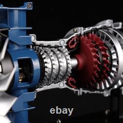 Educational DM122 Turbofan Engine Model Kit All-Metal, 120 Scale Assembly Kit