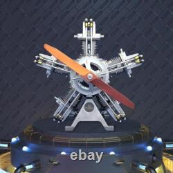 Electric Engine Five Cylinders Radial Simulation Model Building KIT Decorations