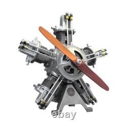 Electric Engine Five Cylinders Radial Simulation Model Building KIT Decorations