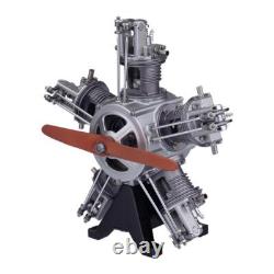 Electric Engine Five Cylinders Radial Simulation Model Building KIT Decorations