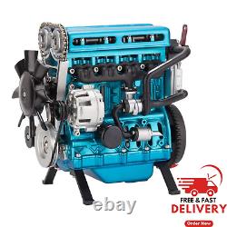 Electric Engine Model Kit Car DIY Full Metal 4 Cylinder Upgraded Version 364 Pcs