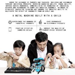 Electric Engine Model Kit Car DIY Full Metal 4 Cylinder Upgraded Version 364 Pcs