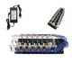 Electromagnet Engine Model 12 Coils V-shaped Motor Model With Led Light 5v