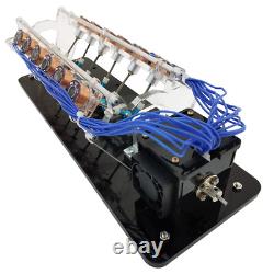 Electromagnet Engine Model 12 Coils V-Shaped Motor Model with LED Light 5V