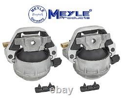 Engine Motor Mount Hydraulic Lt & Rt 2pcs OE Meyle for Audi A6 A7 Quattro