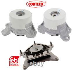 Engine Motor Mount & Transmission Mount Set 3pcs OEM for Mercedes GLC300 4Matic