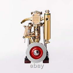 Engine Steam Model 2 Cylinder Stirling Vertical Power Motor With Oil Cup Support