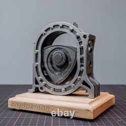 Engineman Rotary Engine Model Metal Ornamental Assembled Action Figure Gift