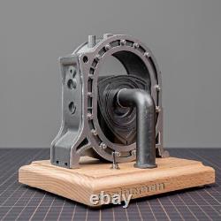 Engineman Rotary Engine Model Metal Ornamental Assembled Action Figure Gift