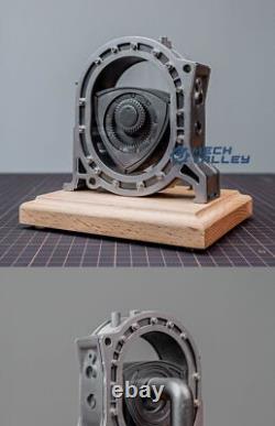 Engineman Rotary Engine Model Metal Ornamental Assembled Action Figure Gift