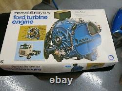 Entex Ford Turbine Model Engine #8480 In Box Motorized 1/8 Scale New & Rare Find