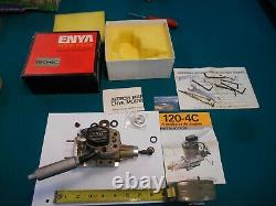 Enya 120 4 stroke Model Airplane Engine With Muffler And Motor Mount