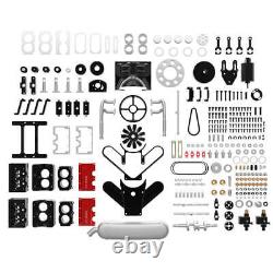 Flat-four Engine Model Kit 4 Cylinder Motor 4 Stroke Nitro Horizontal Opposed