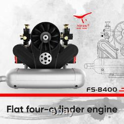 Flat-four Engine Model Kit 4 Cylinder Motor 4 Stroke Nitro Horizontal Opposed