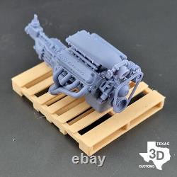 Ford 289/302 Holley EFI model engine resin 3D printed 124-18 scale