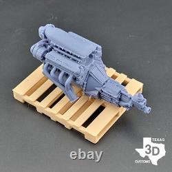 Ford 289/302 Holley EFI model engine resin 3D printed 124-18 scale