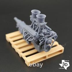 Ford 289/302 Tunnel Ram model engine resin 3D printed 124-18 scale