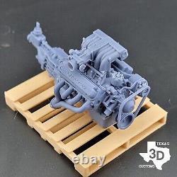 Ford 302 Cobra model engine resin 3D printed 124-18 scale