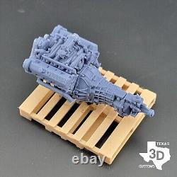 Ford 4.6l 2V Mustang GT model engine resin 3D printed 124-18 scale