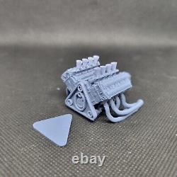 Ford Cosworth DFV model engine resin 3D printed 124-18 scale