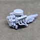 Ford Fe Single Carb Model Engine Resin 3d Printed 124-18 Scale