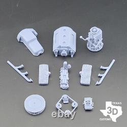 Ford Flathead V8 with 4bbl intake model engine resin 3D printed 124-18 scale