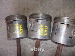 Ford Model A car Automobile engine motor pistons piston rods caps rod cap